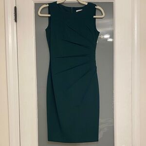 Calvin Klein Dark Green Midi Dress